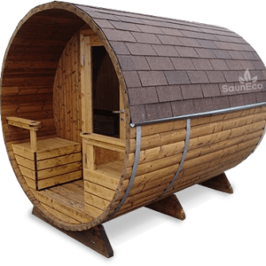 Barrel Sauna T27ET from Sauneco