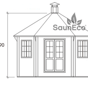 Large Spacious Gardenhouse-Grillhouse from Sauneco