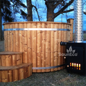 Luxurious hot tub jacuzzi from Sauneco