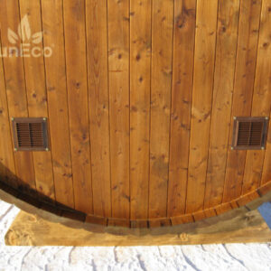 Wooden Barrel Sauna T20H from Sauneco