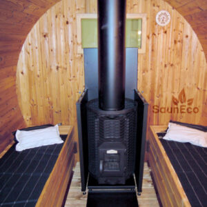 Wooden Barrel Sauna T20H from Sauneco