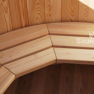 Wooden Hot Tub Bath Barrel from Sauneco