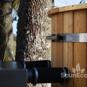 Wooden Hot Tub Bath Barrel from Sauneco