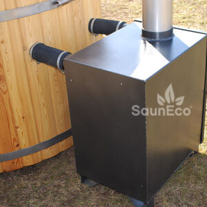 Wooden Hot Tub Bath Barrel from Sauneco