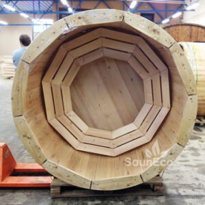 Wooden Hot Tub from Sauneco