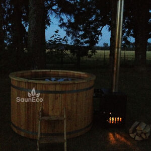 Wooden Hot Tub from Sauneco