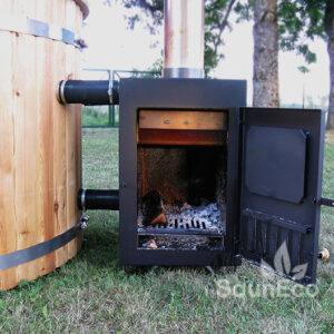 Wooden Hot Tub from Sauneco
