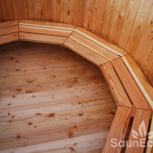 Wooden Hot Tub Bath Barrel from Sauneco