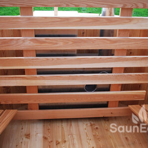 Wooden Hot Tub Bath Barrel from Sauneco