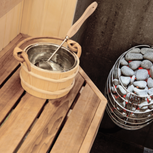 Huum Drop electric sauna heater from Sauneco